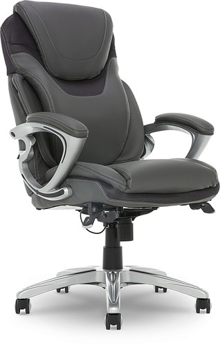 Serta - AIR Health & Wellness Executive Office Chair - Gray was $271.99 now $191.99 (29.0% off)