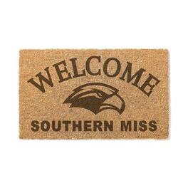 Jardine - Southern Miss Golden Eagles 18" x 34" Welcome Coir Doomat - Brown