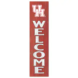 Jardine - Houston Cougars 12'' x 48'' Welcome Leaner - Red