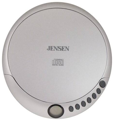 Front Standard. Jensen - Portable CD/CD-R/RW Player - Silver.