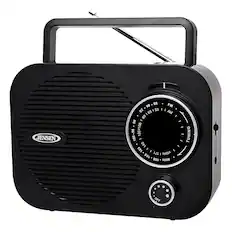 Front. Jensen - AM/FM Radio - Black.