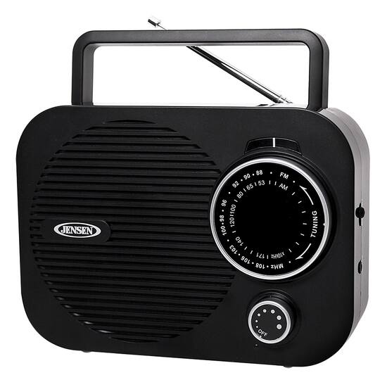 Jensen AM/FM Radio Black MR-550-BK - Best Buy