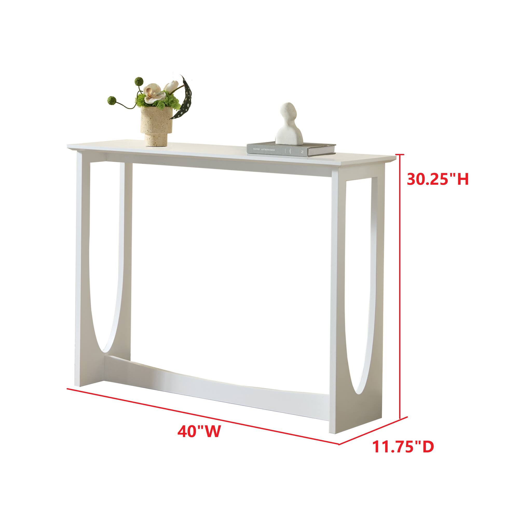 Kings Brand Furniture Wood Console Table, Entryway Sofa Table for ...