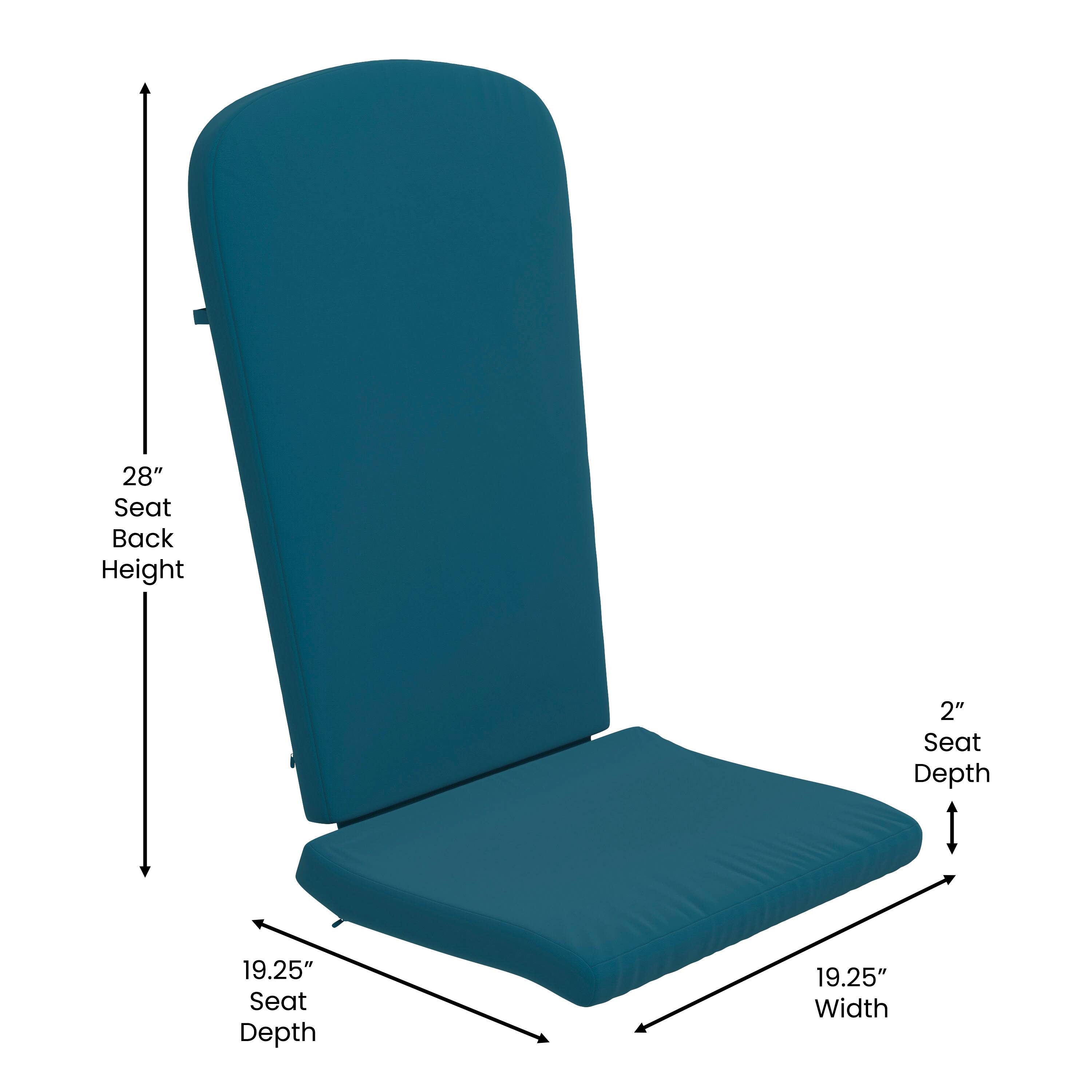 28" Seat Back Height  
2" Seat Depth  
19.25" Seat Depth  
19.25" Width