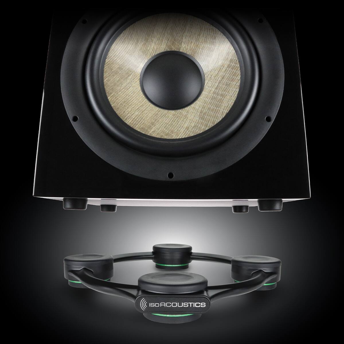 IsoAcoustics Aperta Sub Subwoofer Isolation Stand Each Black