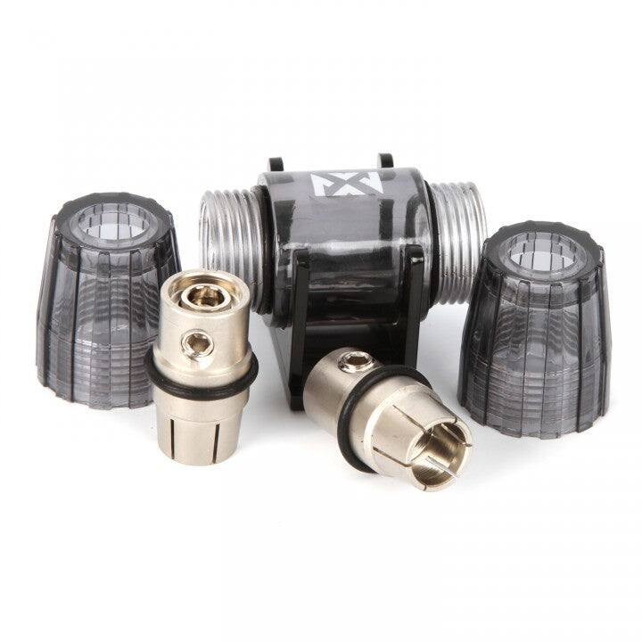 Angle. NVX - XAGU48 4/8 Gauge AGU Inline Fuse Holder – Heat-Resistant Housing – Car & Marine Audio Circuit Protection.