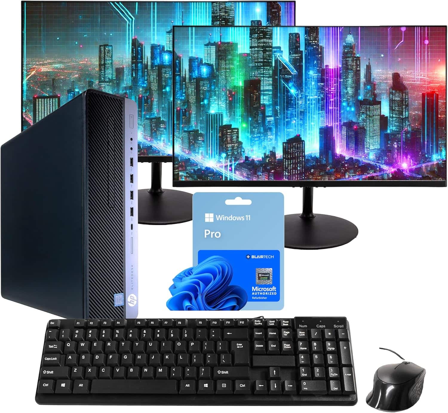 HP Refurbished Excellent EliteDesk 800G4 Desktop Computer Intel i5