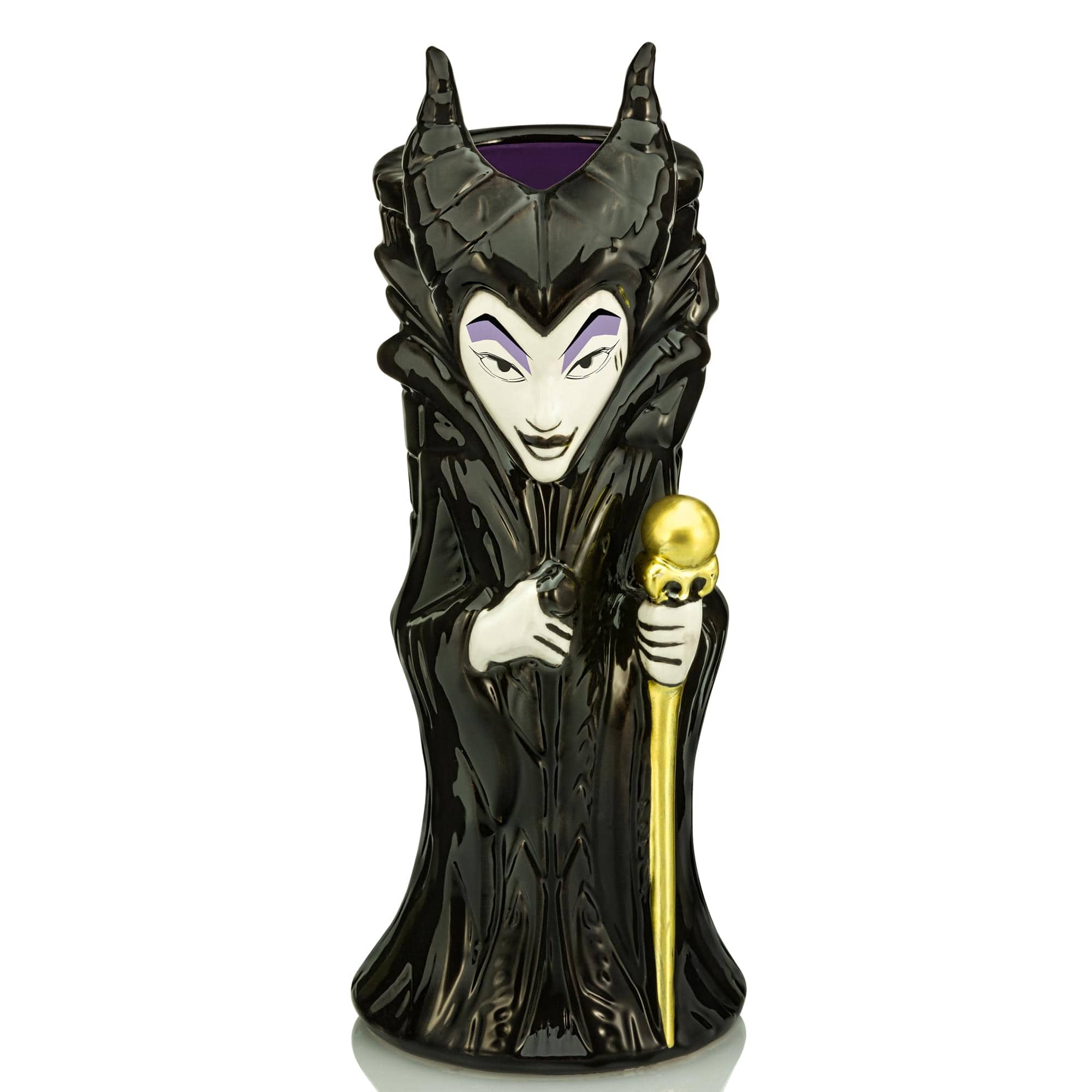 Geeki Tikis Disney Villains Maleficent Ceramic Mug | Holds 20 Ounces - Black