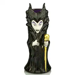 Geeki Tikis Disney Villains Maleficent Ceramic Mug | Holds 20 Ounces - Black