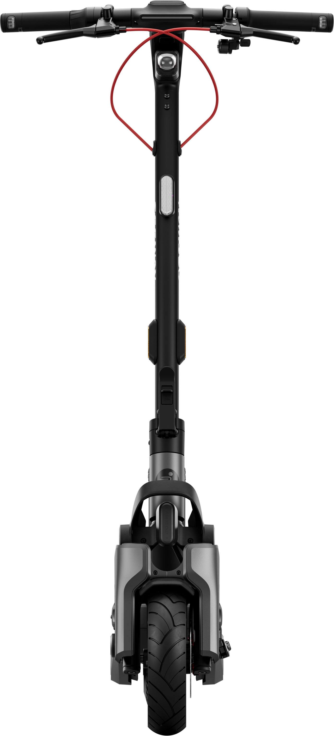 Back. Segway - Max G3 Plus Electric Scooter - Commuter Scooter w/ 28 mph Max Speed, 56 Mile Range & Apple Find My Integration - Black.
