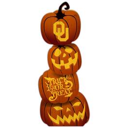 Fan Creations - Oklahoma Sooners 31'' Pumpkin Leaner - Orange