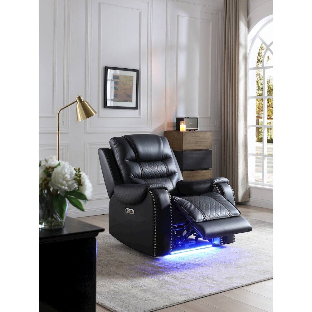 Alt View 5. Glory Furniture - Glory Furniture G00600-Rc Chair - Black - Black.