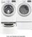 Alt View 20. LG - 4.3 Cu. Ft. 7-Cycle Ultralarge Capacity High-Efficiency Front-Loading Washer - White.