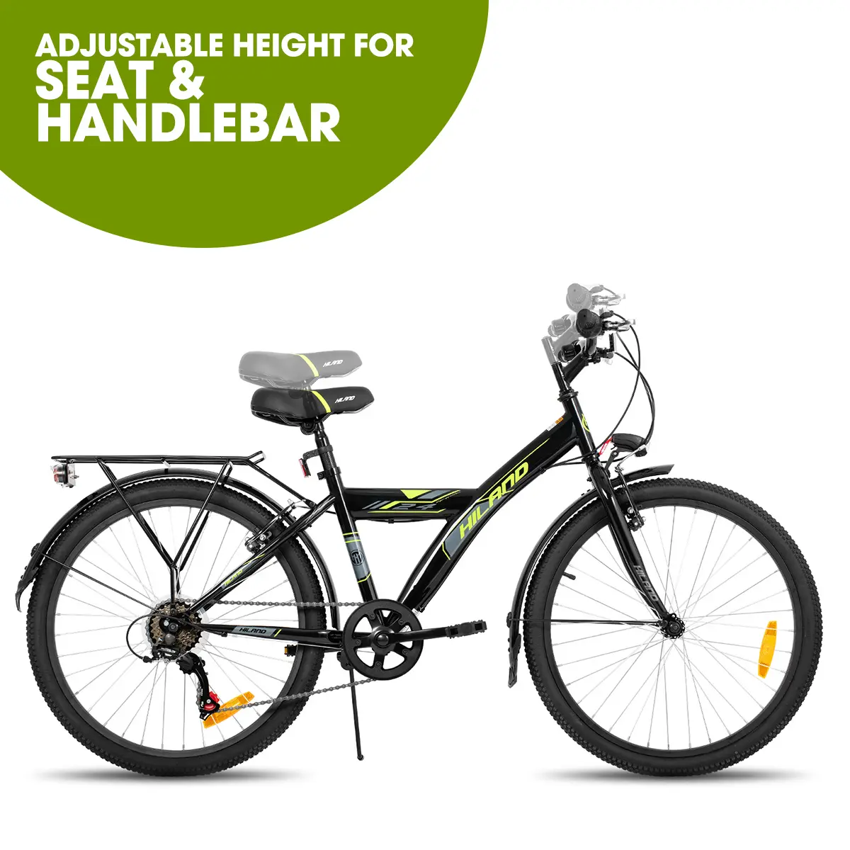 ADJUSTABLE HEIGHT FOR SEAT & HANDLEBAR