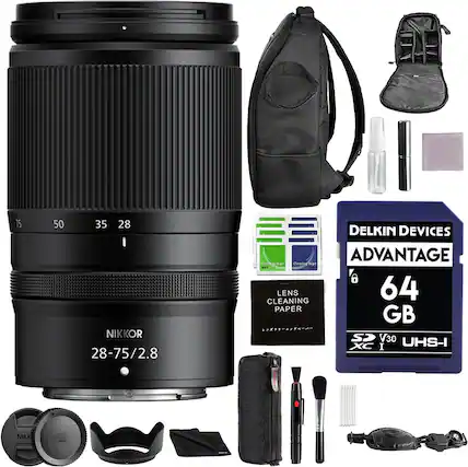 75 50 35 28 NIKKOR 28-75/2.8
DELKIN DEVICES ADVANTAGE
Cardas
War angoe m a
LENS CLEANING PAPER
GB
SP V30 XC I UHS-I
NIKKOR