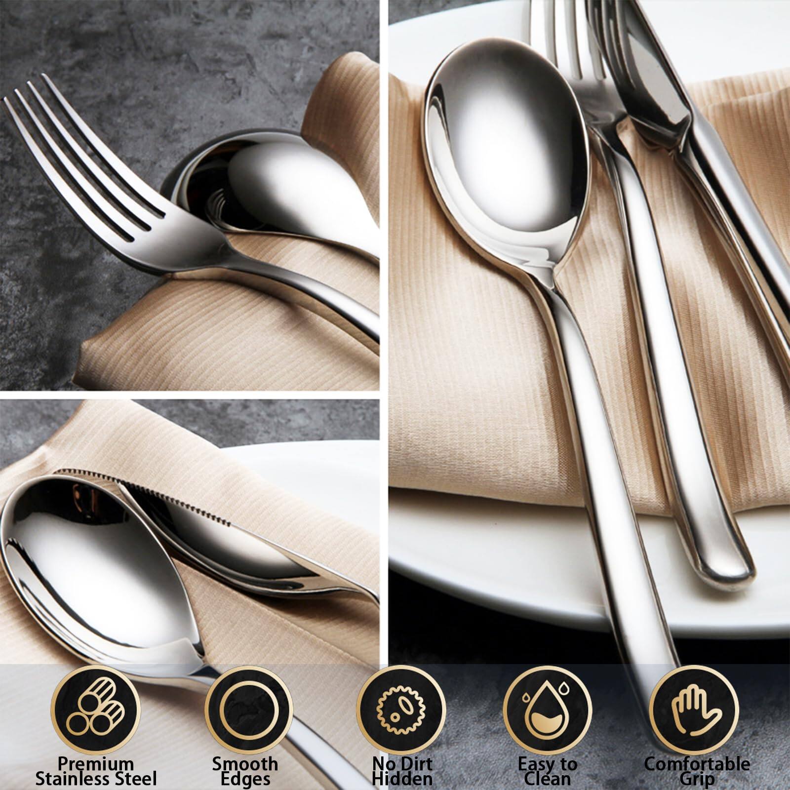 Premium Stainless Steel  
Smooth Edges  
No Dirt Hidden  
Easy to Clean  
Comfortable Grip