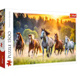 Trefl - Red Wild Horses 1500 Piece Puzzle