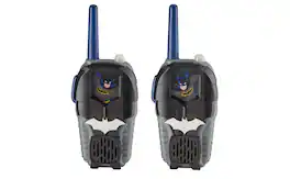eKids - Batman Walkie Talkies for Kids, Two Way Radios with Light Up Graphics - Black