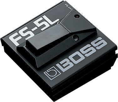 BOSS - Latching Footswitch for Remote Amp Channel Switching and Effect Control with 1/4" Instrument Cable Connection