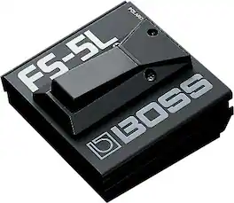 BOSS - Latching Footswitch for Remote Amp Channel Switching and Effect Control with 1/4" Instrument Cable Connection