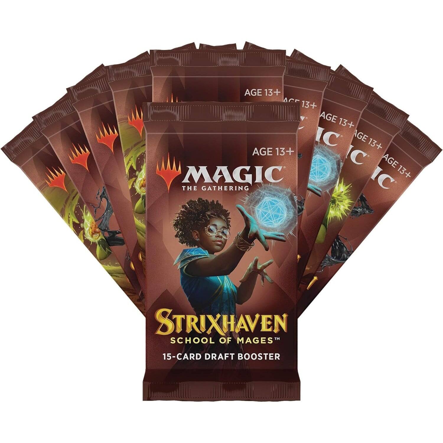 AGE 13+  
MAGIC THE GATHERING  
STRIXHAVEN SCHOOL OF MAGES  
15-CARD DRAFT BOOSTER