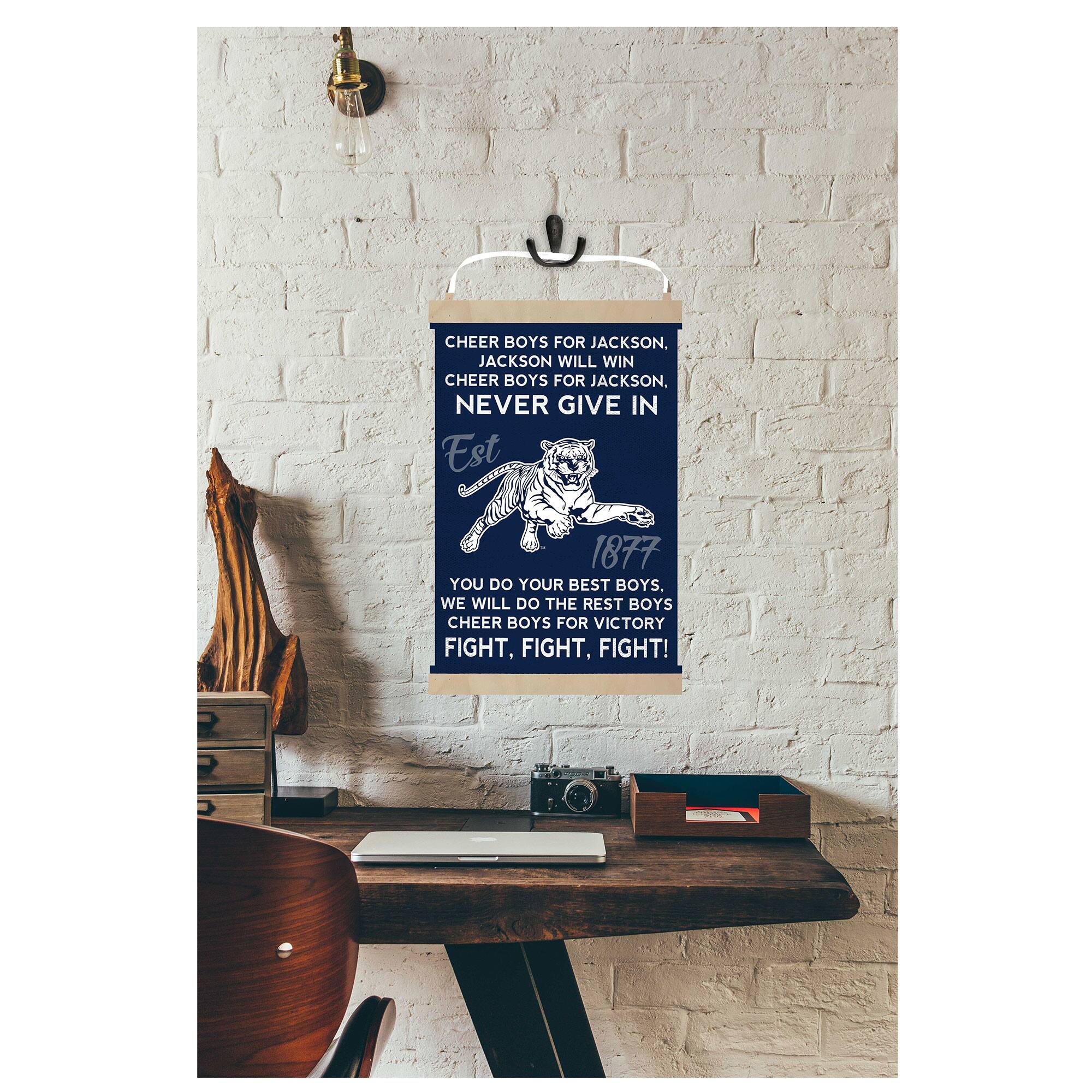 CHEER BOYS FOR JACKSON, JACKSON WILL WIN CHEER BOYS FOR JACKSON. NEVER GIVE IN

Est 1877

YOU DO YOUR BEST BOYS, WE WILL DO THE REST BOYS CHEER BOYS FOR VICTORY FIGHT, FIGHT, FIGHT!