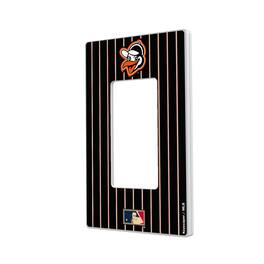 Keyscaper - Baltimore Orioles 1955 Cooperstown Pinstripe Single Rocker Light Switch Plate - Multicolor
