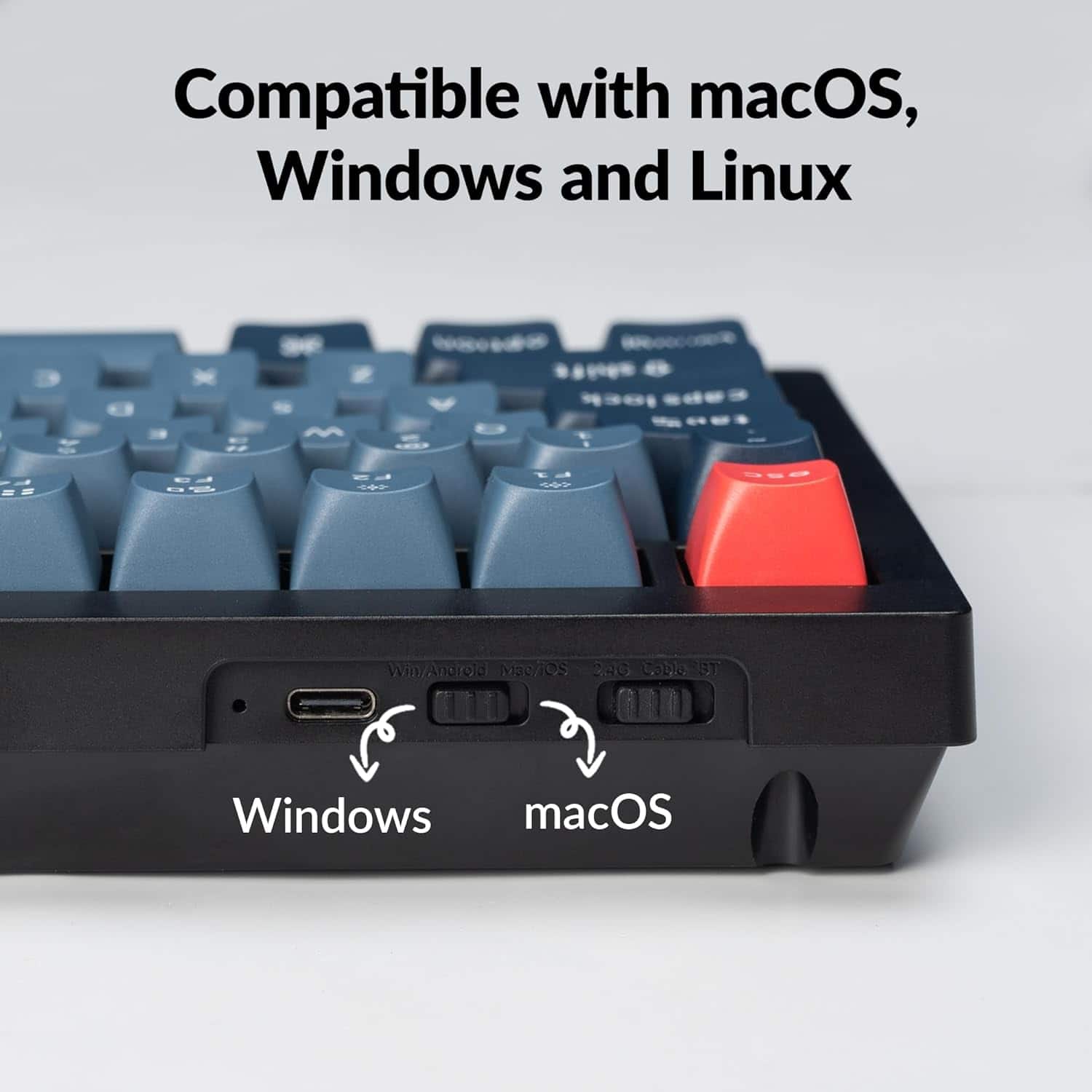 Compatible with macOS, Windows, and Linux.
