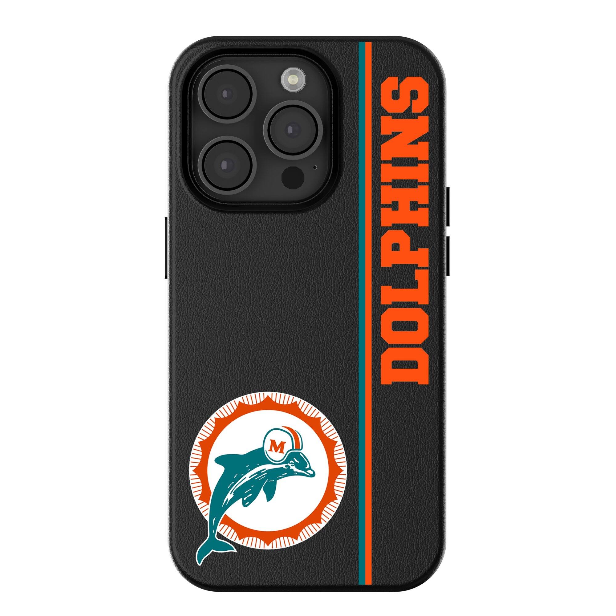 Keyscaper - NFL - Miami Dolphins Throwback Logo iPhone Magnetic Bump Case - 16 - Black price history on PriceWatchPro