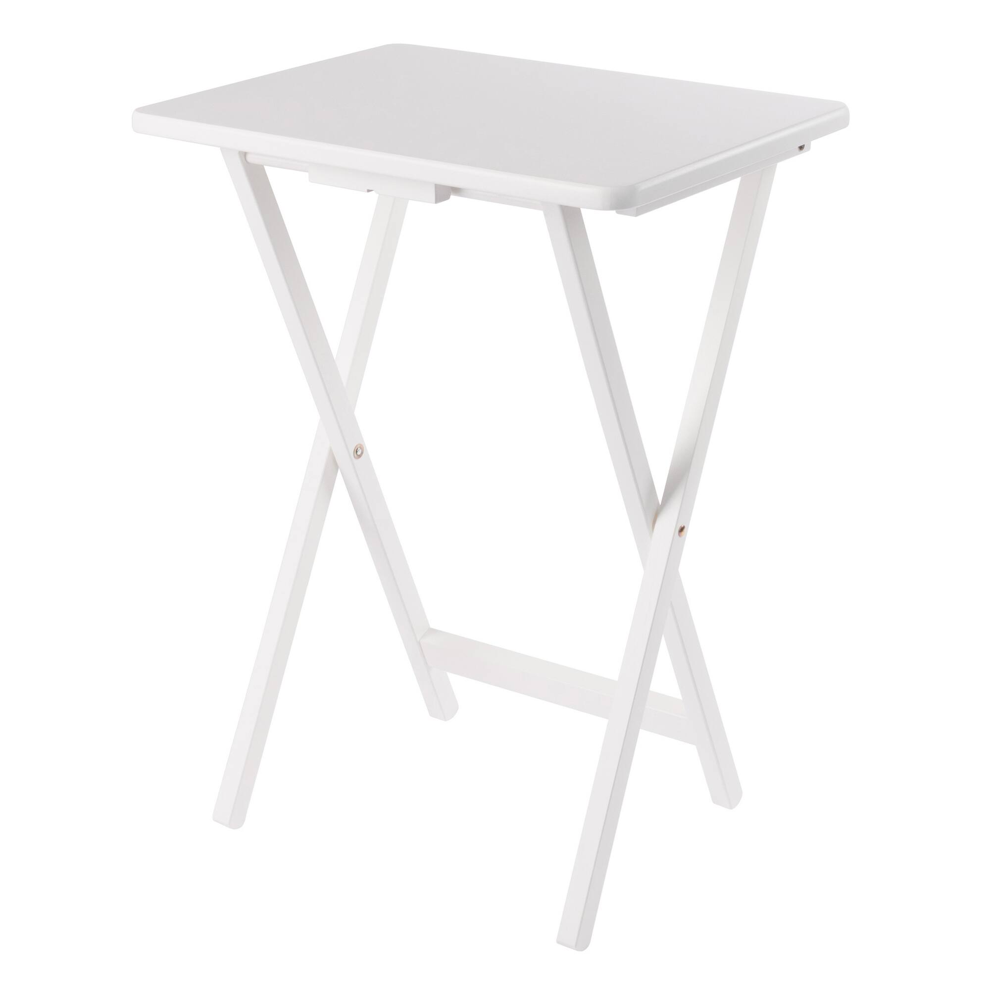 Alt View 5. Winsome Wood - Alex 5-Pc Snack Table Set - White.