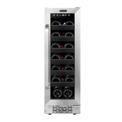 Front. Whynter - Whynter BWR-208SB 12 inch Built-In 20 Bottle Undercounter Stainless Steel Wine Refrigerator - Stainless Steel.