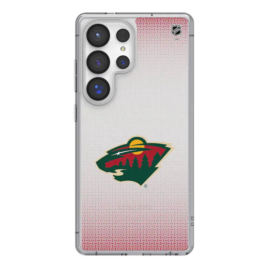 Keyscaper NHL Minnesota Wild Linen Logo Galaxy Clear Case S24 Ultra ...