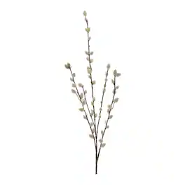 BreeBe - Pussy Willow Twig Spray (Set of 6) - Green