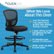 Alt View 14. Click365 - Perch Mesh Drafting Office Chair - Black.