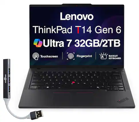 Lenovo ThinkPad T14 Gen 6 Ultra 7 32GB/2TB Touchscreen Fingerprint A BACKLIT KEYBOARD