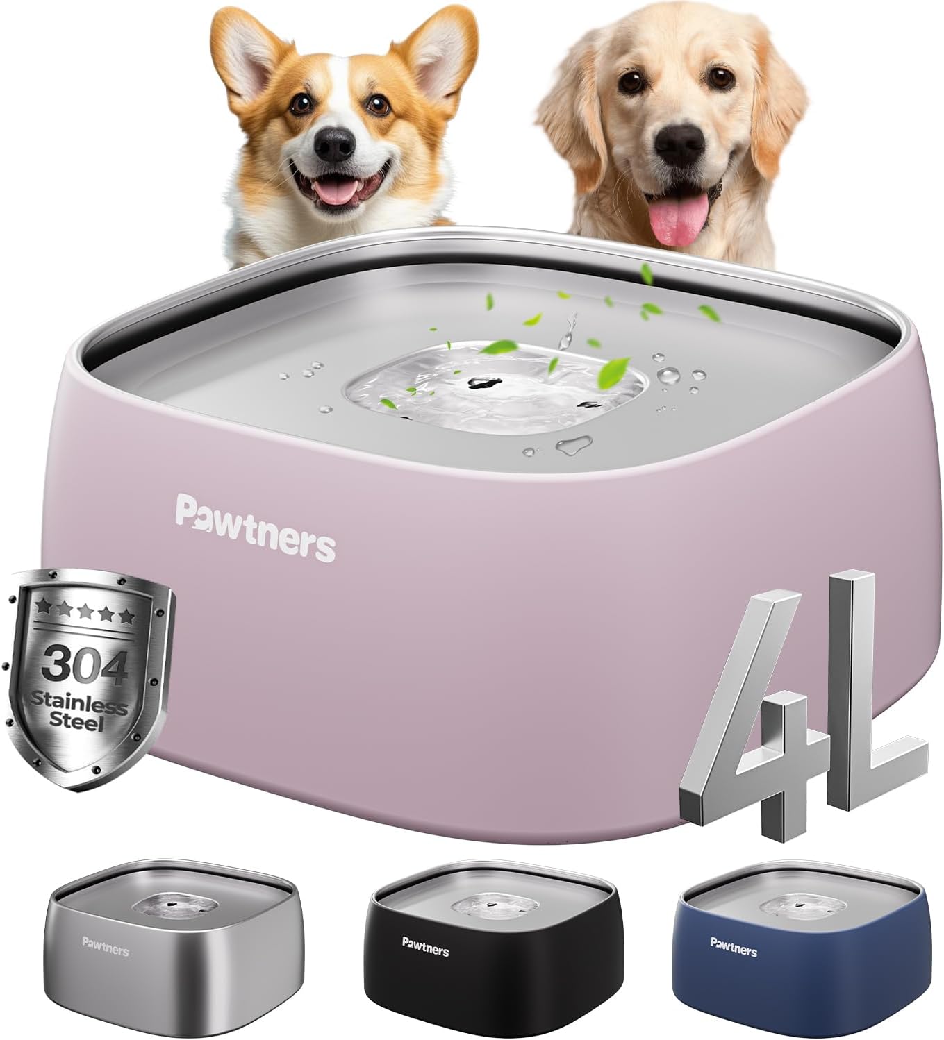 Pawtners  
304 Stainless Steel  
4L