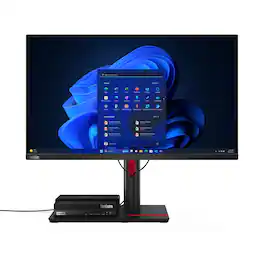 Lenovo - ThinkCentre M70q Gen 5 Desktop - Intel Core i7 - 16GB Memory - 512GB SSD - Black