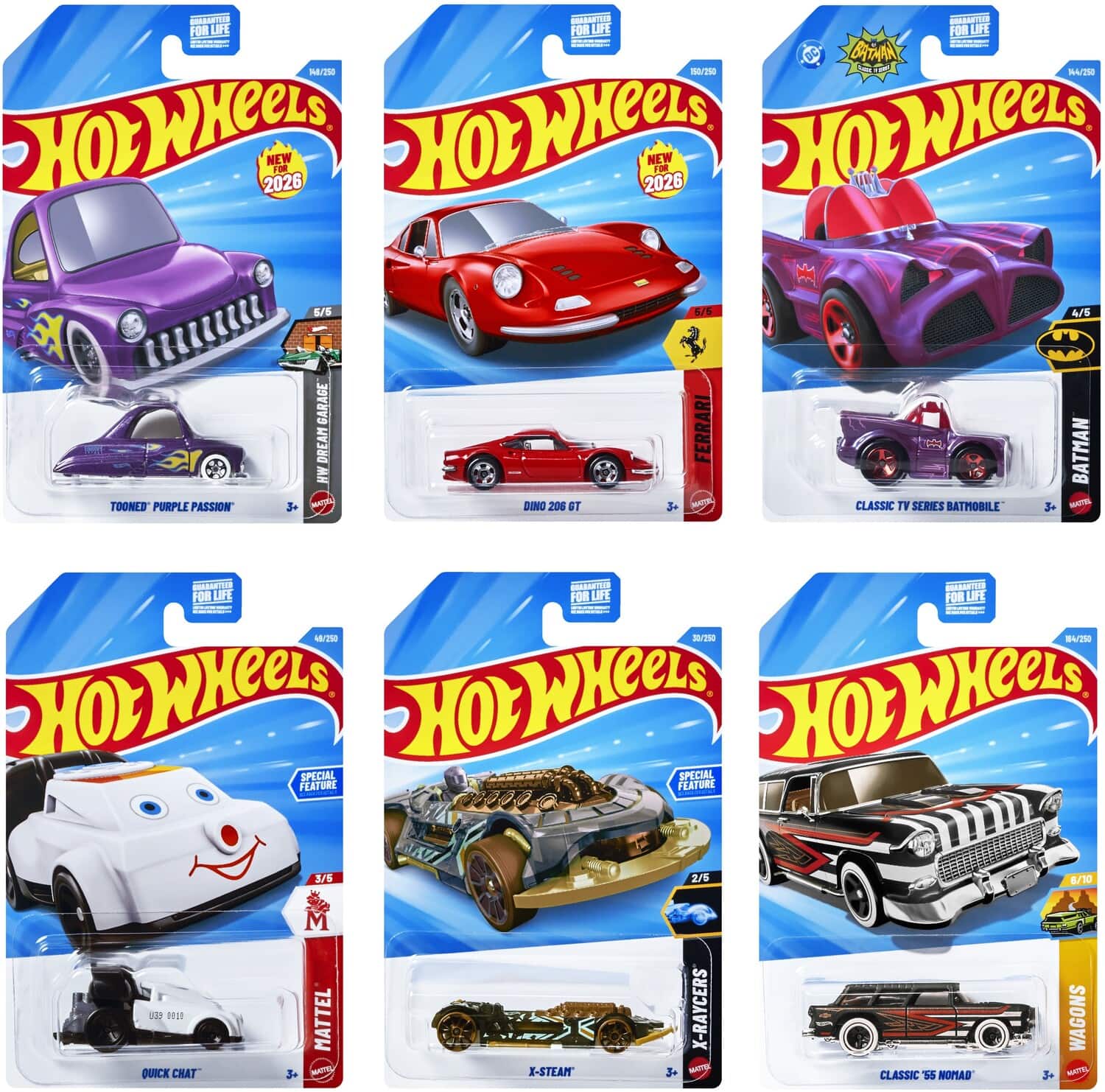 Hot Wheels Disney 100th Anniversary Themed Car 5 Pack Multi HKF06