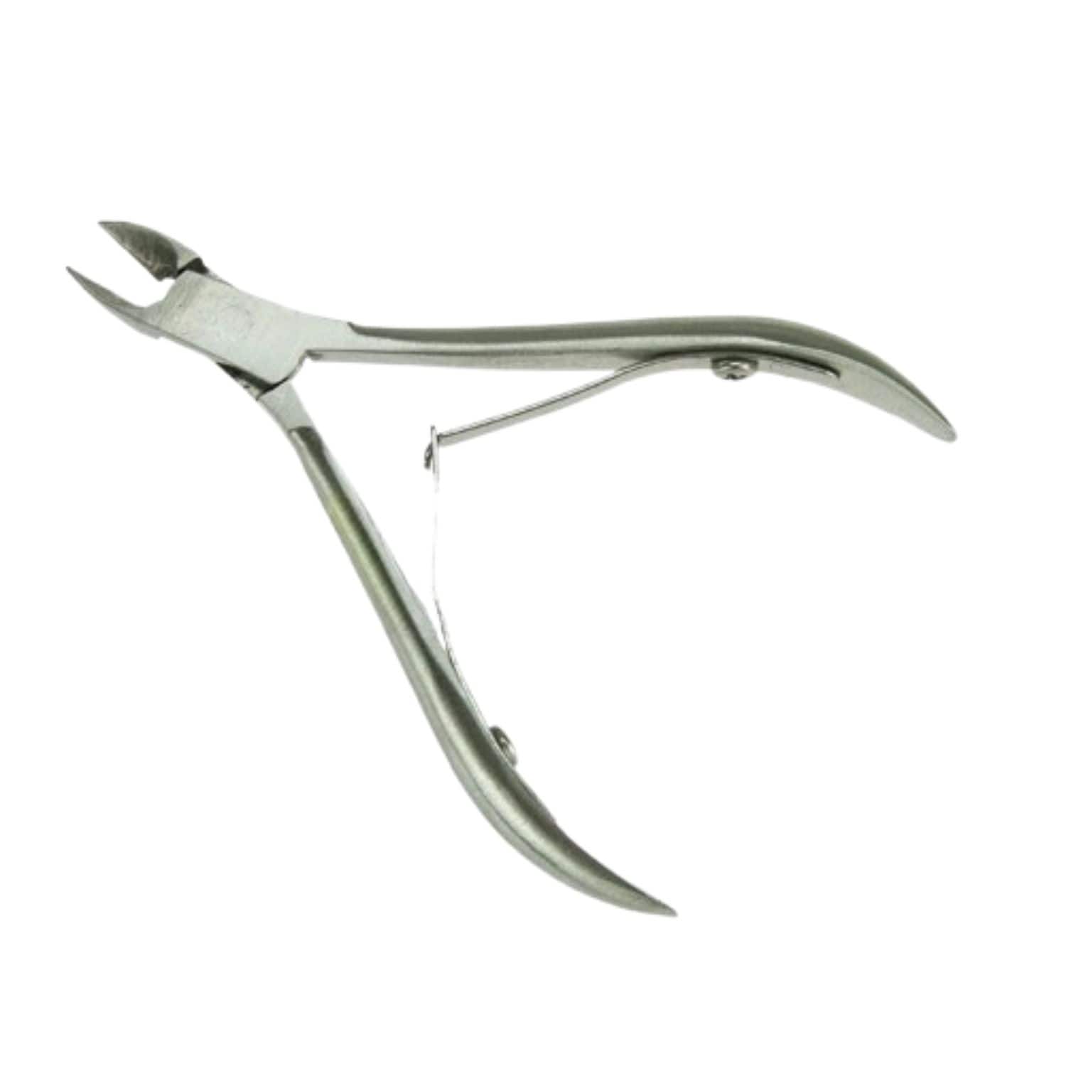 Front. Stock Preferred - Heavy Duty Toenail Clippers for Thick & Ingrown Nails - Silver.