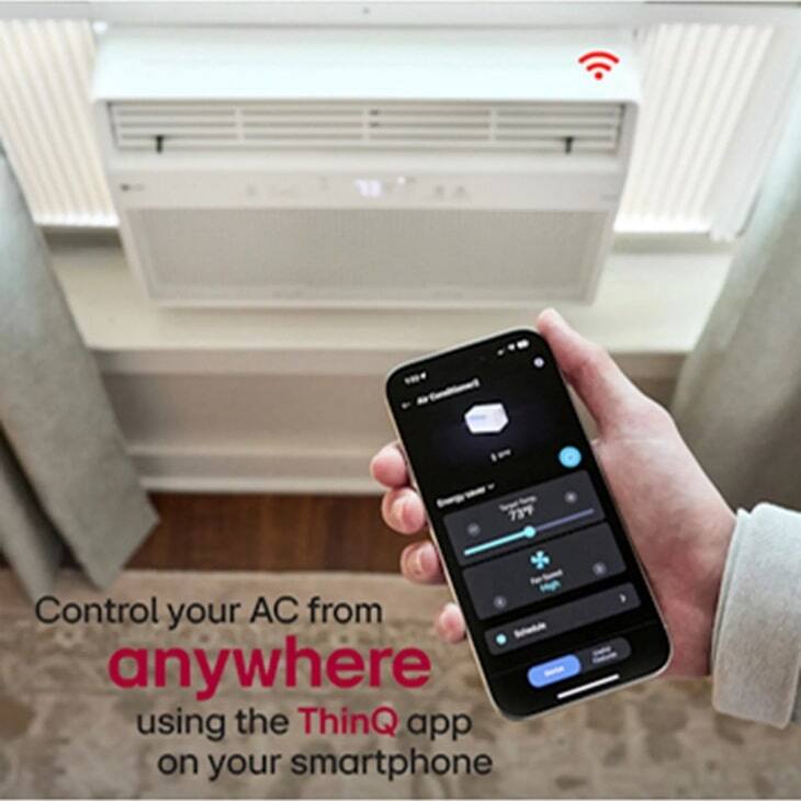 739  
Control your AC from anywhere using the ThinQ app on your smartphone