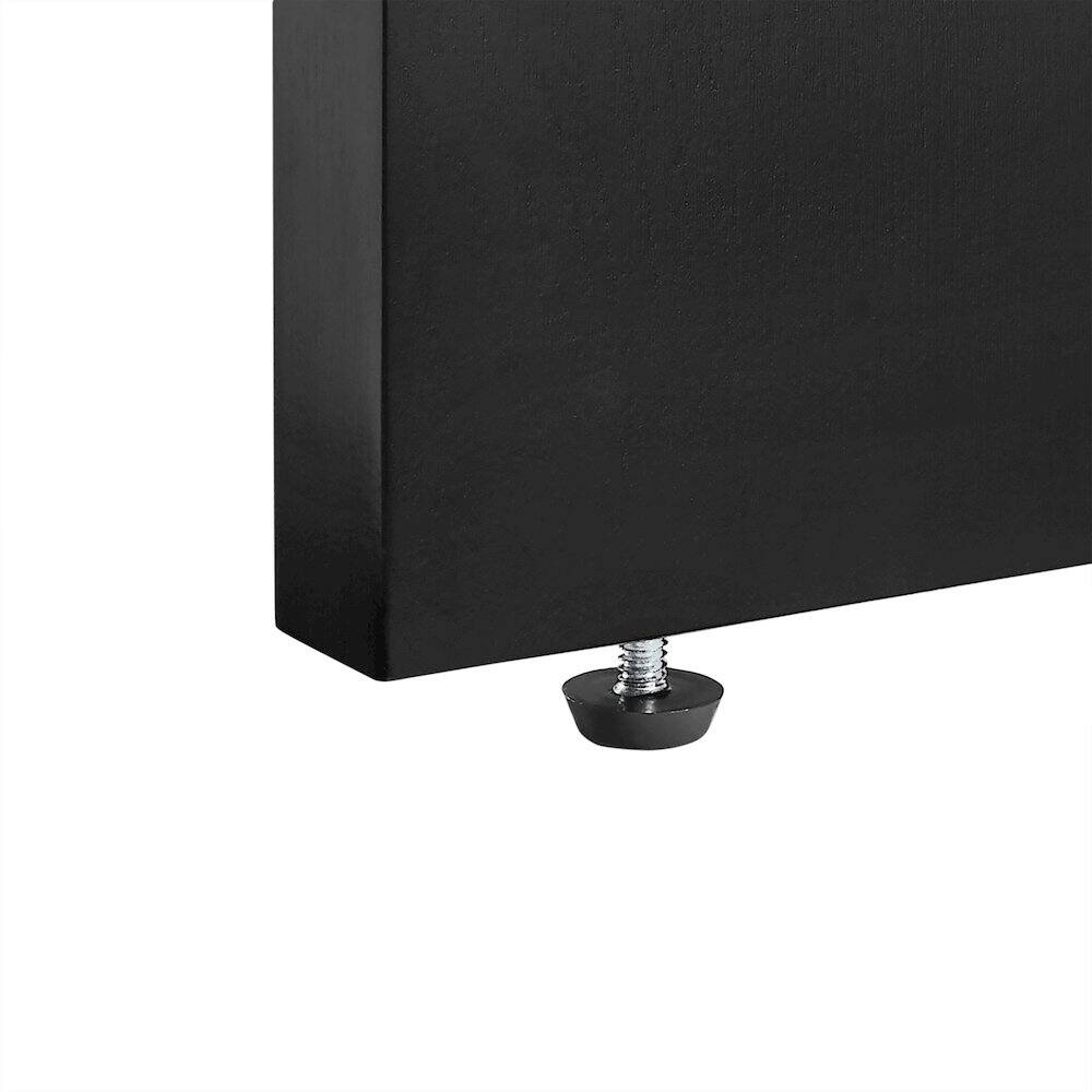 Alt View 7. Crosley Furniture - Kenji Record Player Cabinet With Vinyl Storage - Black.