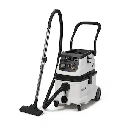 Front. Dapper Supply - Dapper Supply Wet Dry Dust Extractor Vacuum 10 Gallon Auto HEPA Filter Tool Auto Start 2 Year Warranty - White.