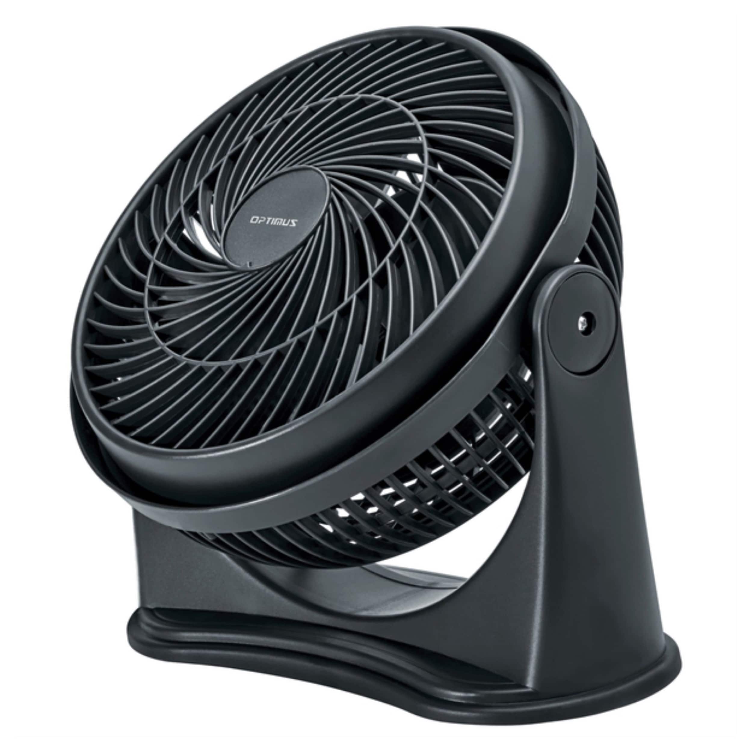 Optimus - F-7080 8 Inch 15 Watt High-Performance Air Circulator Fan - Black
