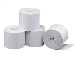 Staples - Thermal Cash Register/POS Rolls, 3 1/8" x 273', 50/Carton - White