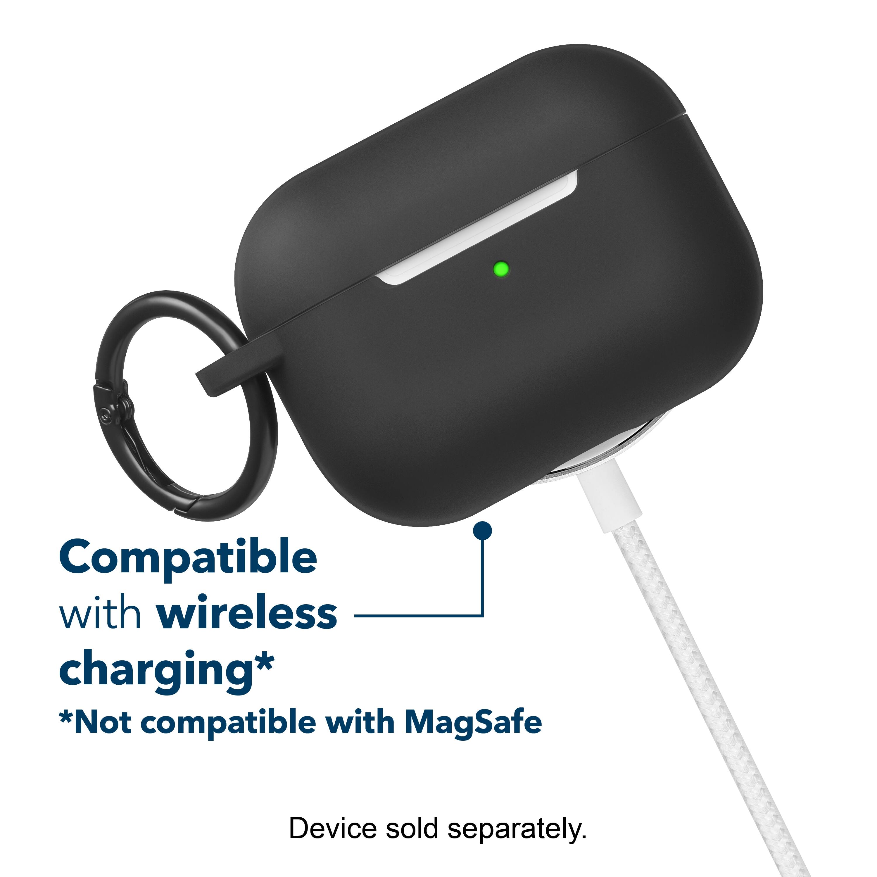 Compatible with wireless charging*  
*Not compatible with MagSafe  
Device sold separately.