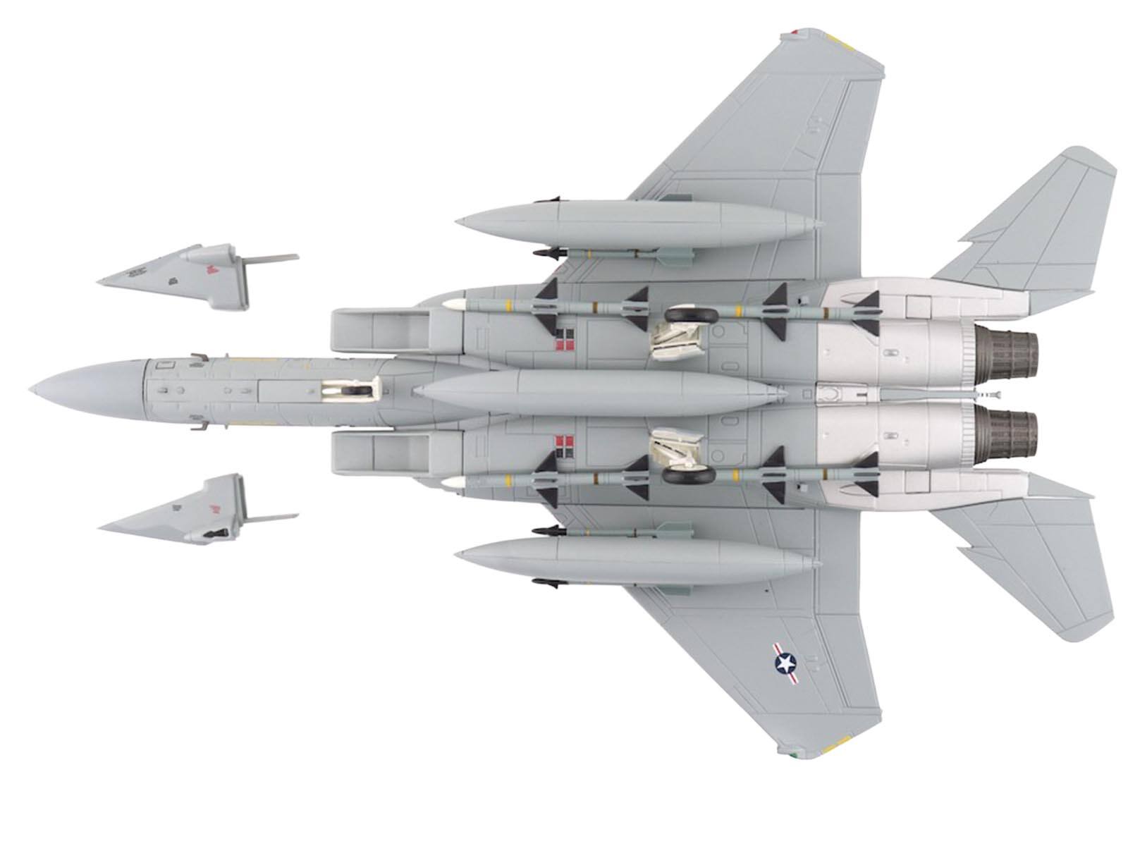Alt View 4. Hobby Master - McDonnell Douglas F-15A Eagle Fighter Aircraft "NATO Tiger Meet" (1981) US Air Force 1/72 Diecast Model by Hobby Master.