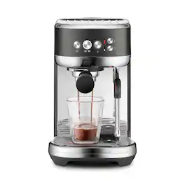 Breville - the Bambino Plus Espresso Machine with 15 bars of pressure and Milk Frother - Black Stainless Steel
