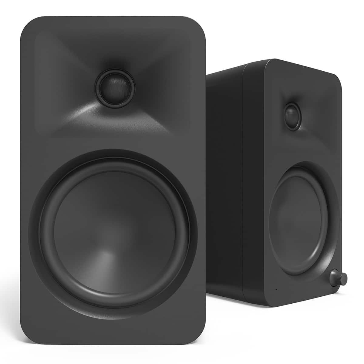 Kanto - ORA4 Powered Bluetooth Desktop Speakers - Pair (Matte - Black