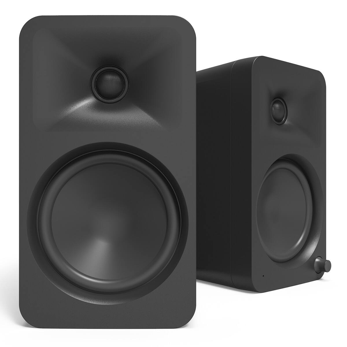 Kanto - ORA4 Powered Bluetooth Desktop Speakers - Pair (Matte - Black