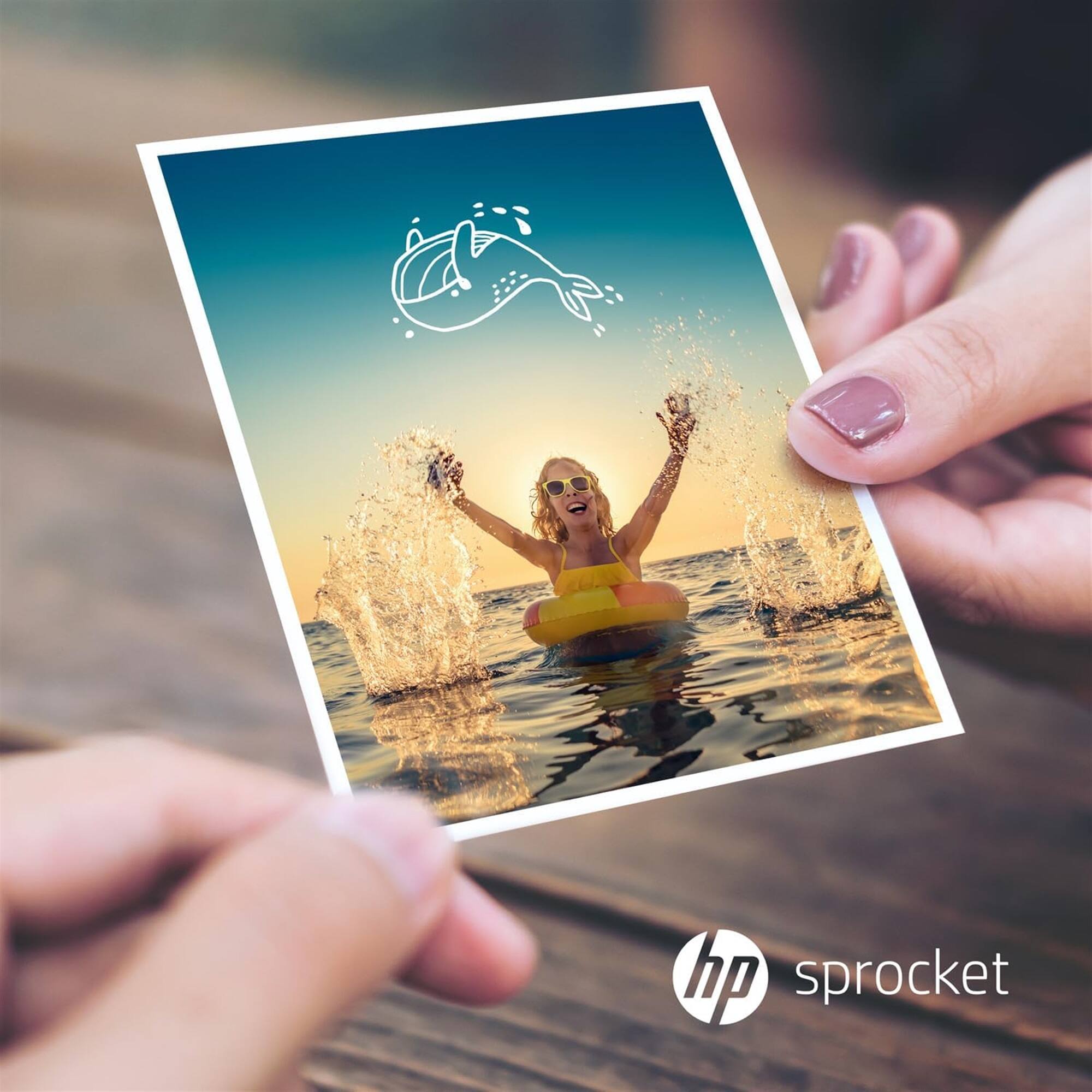 Alt View 7. HP - Sprocket 3.5" x 4.25" Sticky-Backed Zink Photo Paper (700-Pack), Compatible w/Photobooth.